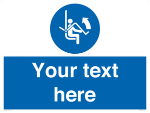 Custom Mandatory: Open safety bar of chairlift